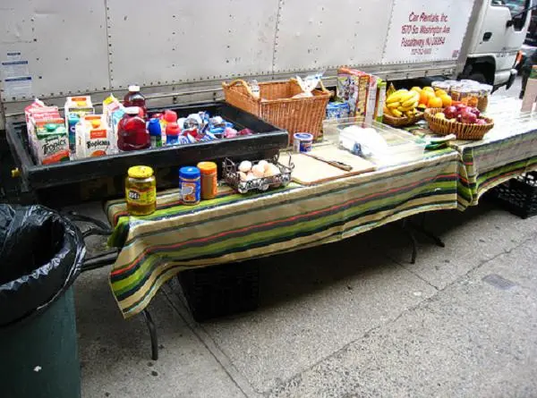 Craft services (on Set)