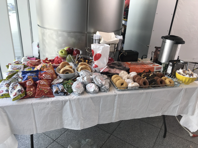 Craft services (on Set)