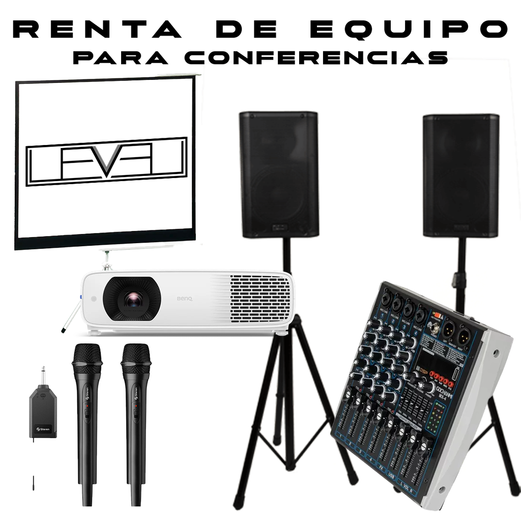 Renta de equipo de Audio (Para conferencias)