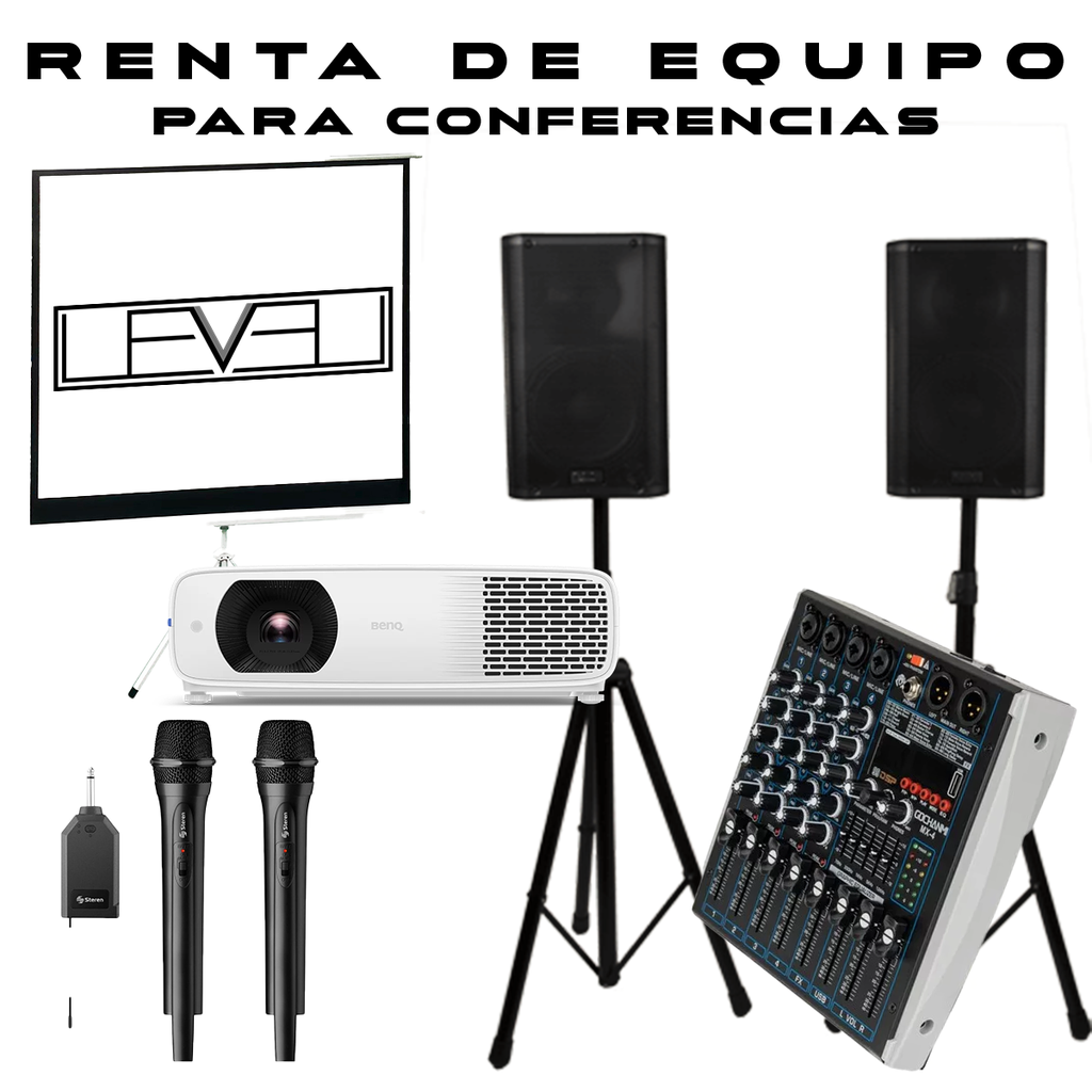 Renta de equipo de Audio (Para conferencias)
